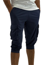 Load image into Gallery viewer, Cargo Long Shorts Navy