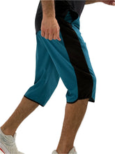 Load image into Gallery viewer, Hybrid Shorts Teal Blue
