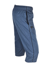 Load image into Gallery viewer, Straight Cut Navy Long Shorts