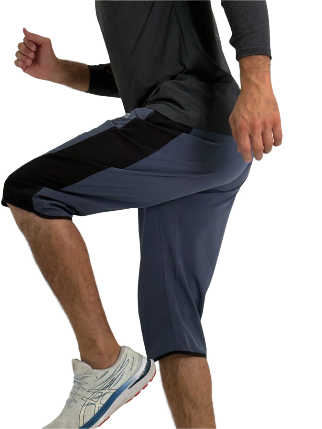 Hybrid Long Shorts Grey